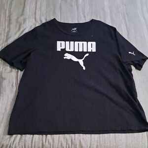 Puma Black Short Sleeve Tee